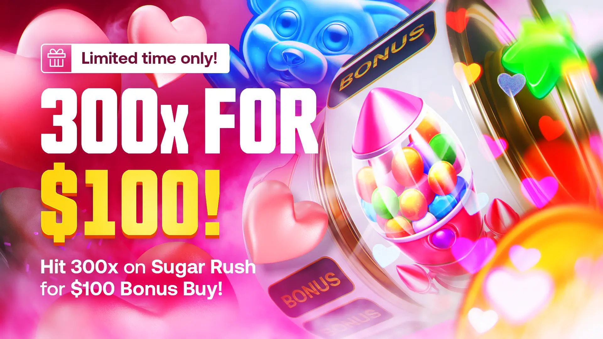 SUGAR RUSH BONUS HUNT