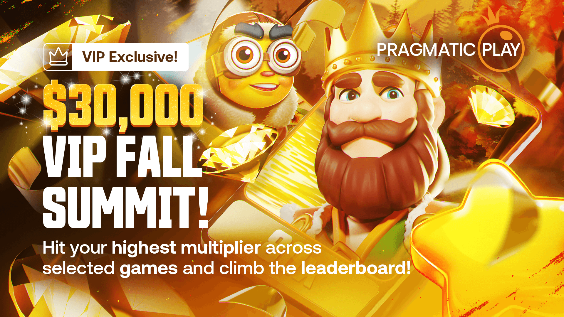 $30,000 - VIP Fall Summit! | Promotion | Shuffle - VIP Crypto Casino