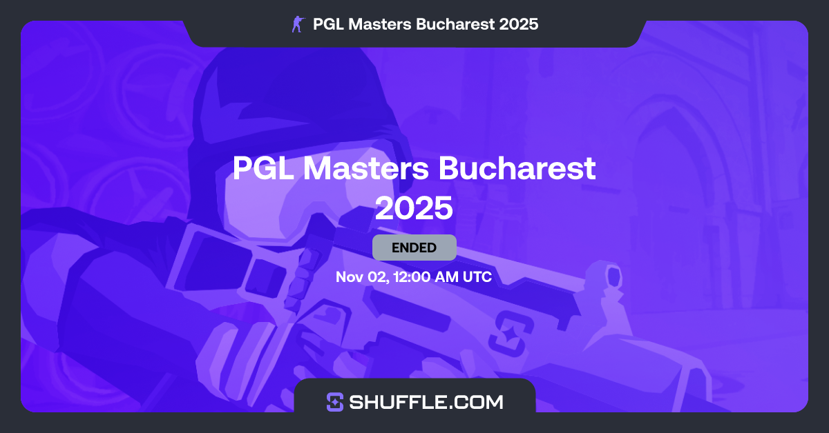 Aposte no(a) PGL Masters Bucharest 2025 | Shuffle - Cassino com ...
