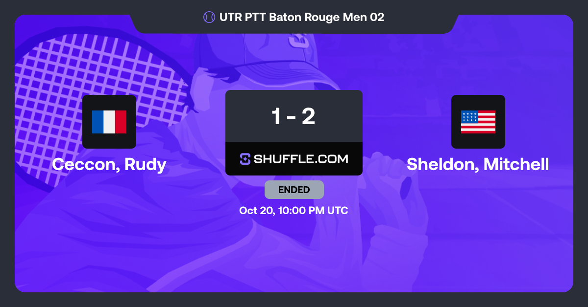 Bet Ceccon, Rudy vs Sheldon, Mitchell | Shuffle - VIP Crypto Casino