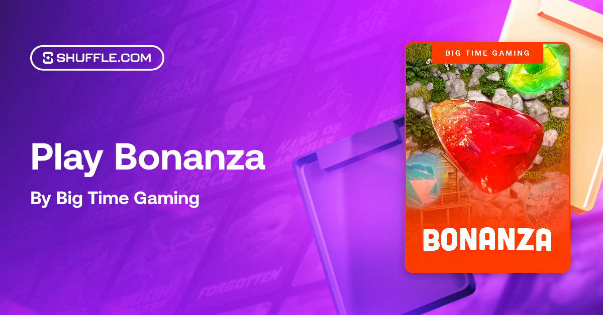 Play Bonanza Gambling Game By Big Time Gaming Shuffle Vip Crypto Casino