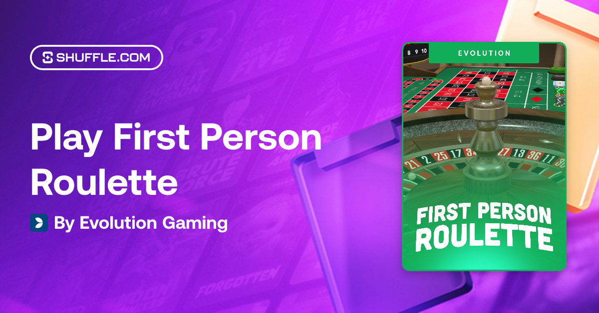 Play First Person Roulette Gambling Game by Evolution Gaming | Shuffle ...