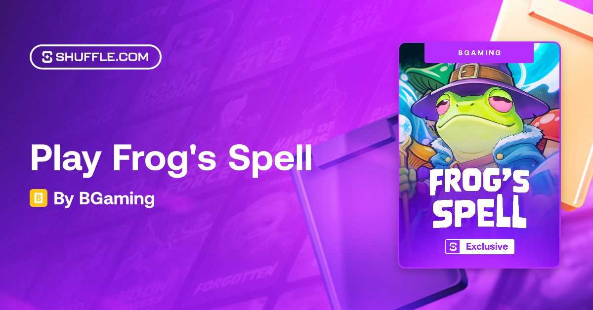Play Frog's Spell Gambling Game by BGaming | Shuffle - VIP Crypto Casino