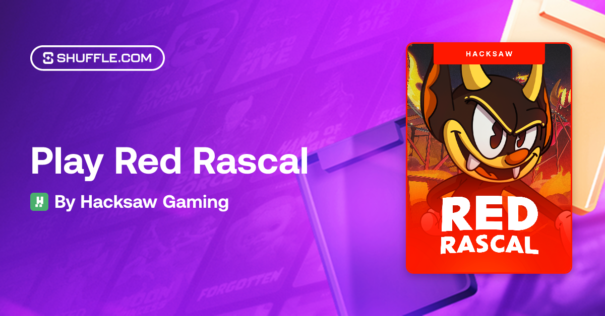 Juegue a Red Rascal de Hacksaw Gaming | Shuffle - Cripto Casino VIP