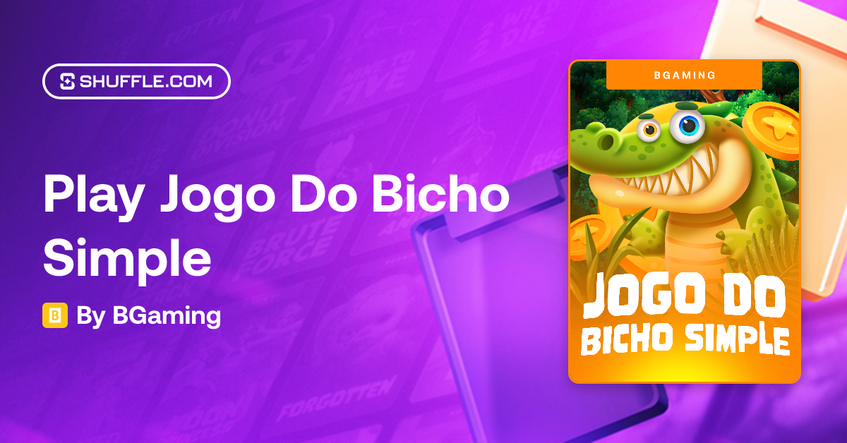 Play Jogo Do Bicho Simple Gambling Game by BGaming | Shuffle - VIP ...
