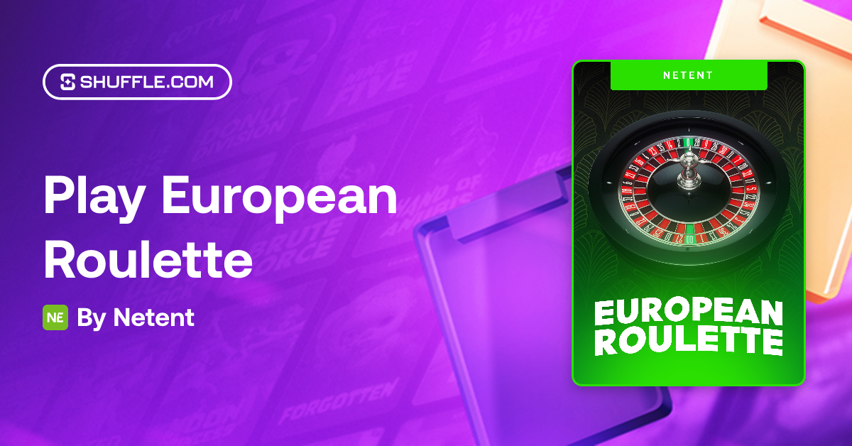 Play European Roulette Gambling Game by Netent | Shuffle - VIP Crypto ...